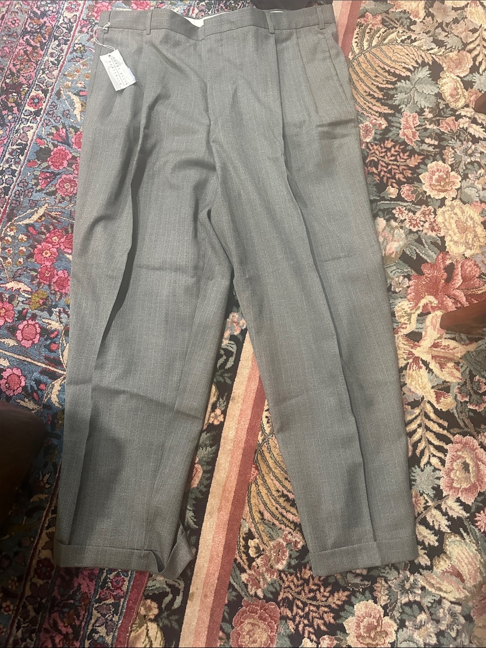 Men's Gray Dress pants Perry Ellis